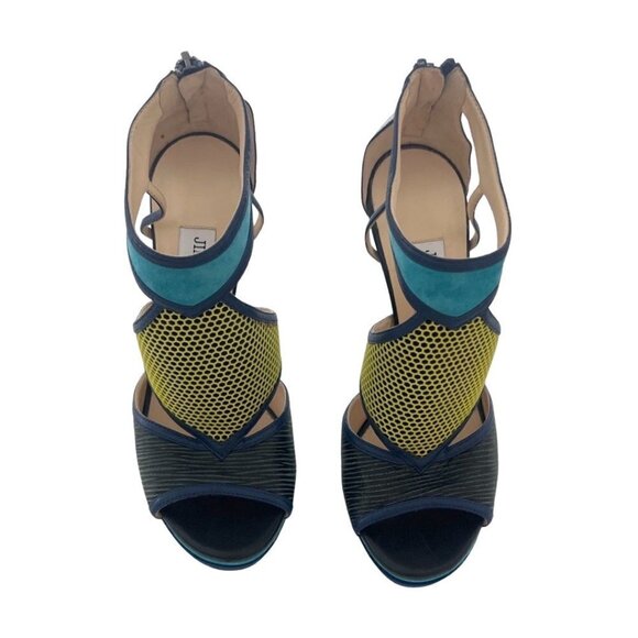 Jimmy Choo Lythe leather heels size 36.5 - Picture 2 of 9